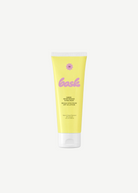 KABE SHOP INC Bask SPF 50 sheer moisturizing sunscreen lotion in a yellow squeeze tube with white cap