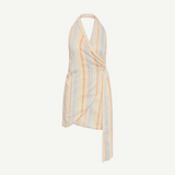 Pernille Wrap Halter Mini Dress