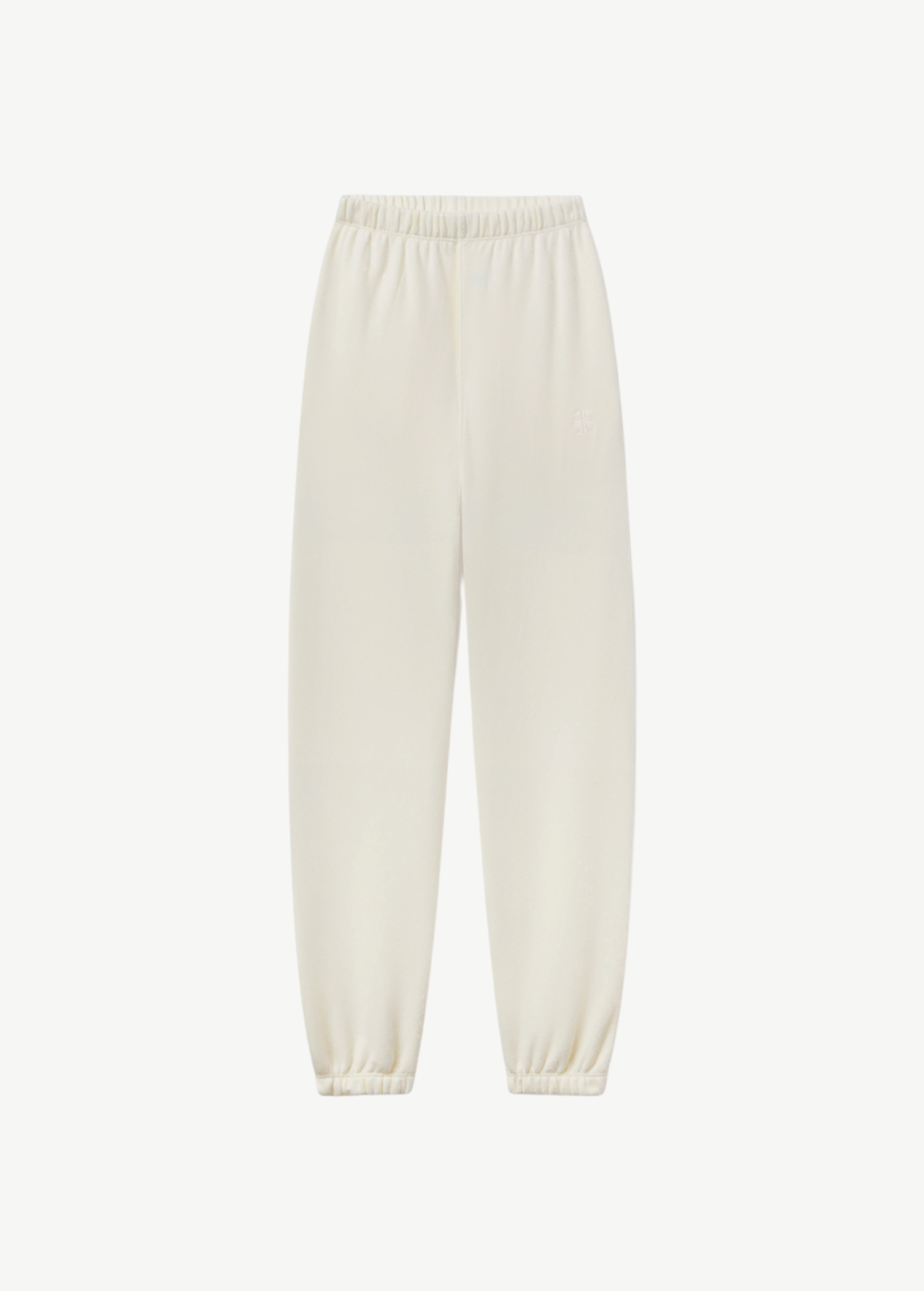 Off-white Classic Sweatpant in a relaxed fit French terry with an elastic waistband and elastic cuffs.