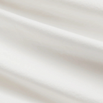 Close-up of the white lightweight cotton fabric of the KABE SHOP INC Kyoto wide leg pant showing soft folds