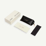 KABE SHOP INC Billy sunglasses accessories set including a black hard case, branded box, and cleaning cloth.