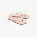 KABE SHOP INC Lily Glosses blush pink patent leather flip flops with cushioned insoles and rubber outsoles.