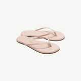 KABE SHOP INC Lily Glosses blush pink patent leather flip flops with cushioned insoles and rubber outsoles.