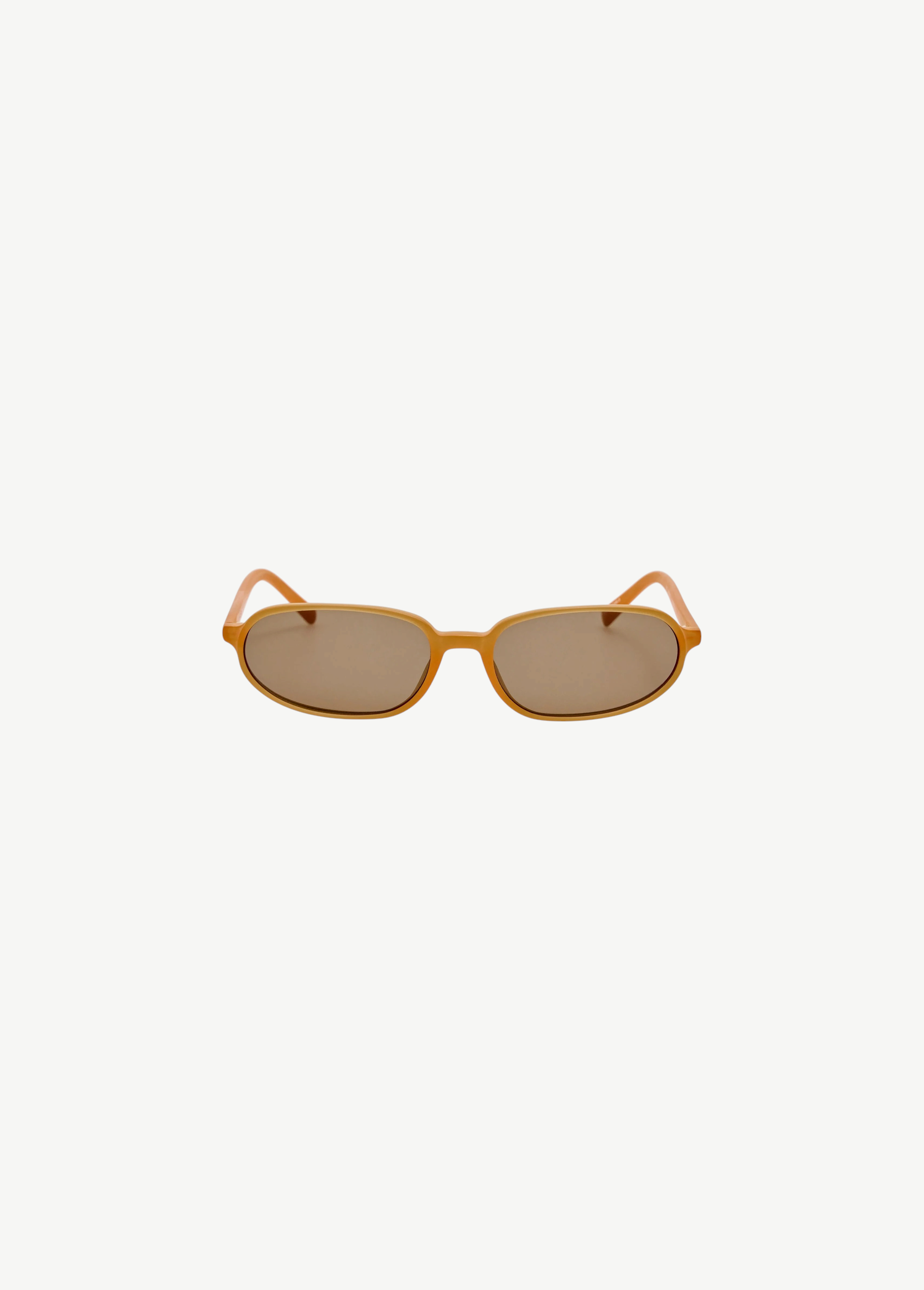 KABE SHOP INC Jacquemus Notte sunglasses with angular oval caramel acetate frames and brown lenses