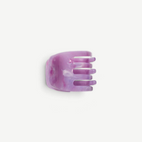 KABE SHOP INC mini claw hair clip in purple marbled Italian bio-acetate for all hair types