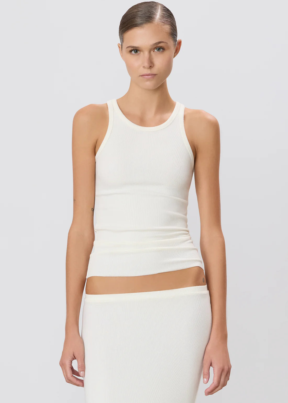 High Neck Fitted Tank