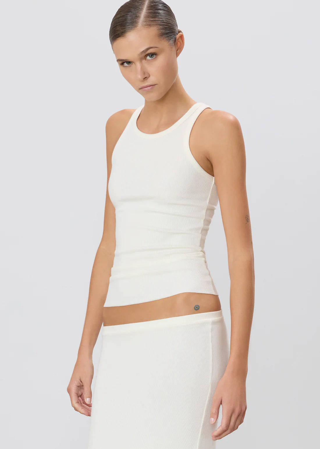 High Neck Fitted Tank