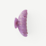 KABE SHOP INC Midi Heirloom hair claw in marbled purple Italian acetate with reinforced hardware