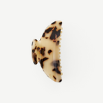 KABE SHOP INC Midi Heirloom hair claw in a brown and cream tortoiseshell Italian acetate finish