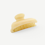 KABE SHOP INC Midi Heirloom hair claw in cream Italian acetate with a double-walled design for medium hair volumes.
