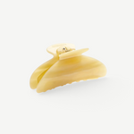 KABE SHOP INC Midi Heirloom hair claw in translucent cream Italian acetate with reinforced hardware