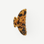 KABE SHOP INC Midi Heirloom hair claw in brown tortoiseshell Italian acetate with a double-walled design