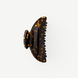 KABE SHOP INC Midi Heirloom hair claw in brown tortoiseshell Italian acetate with a double-walled design