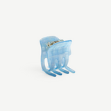 KABE SHOP INC handcrafted light blue mini claw hair clip made from Italian bio-acetate for all hair types