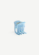 KABE SHOP INC handcrafted light blue mini claw hair clip made from Italian bio-acetate for all hair types