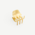 KABE SHOP INC handcrafted mini claw hair clip in cream Italian bio-acetate for all hair types