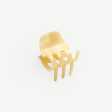 KABE SHOP INC handcrafted mini claw hair clip in cream Italian bio-acetate for all hair types