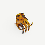 KABE SHOP INC mini claw hair clip in brown tortoise shell Italian bio-acetate for all hair types