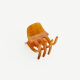 KABE SHOP INC amber mini claw hair clip made from Italian bio-acetate for secure styling