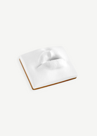 KABE SHOP INC Oh Mon Dieu! white porcelain incense holder featuring a sculptural pair of lips in a 1960s style.