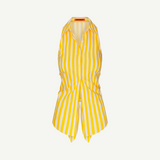 Loch Sleeveless Poplin Button Up