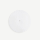 KABE SHOP INC Soleil fine porcelain incense holder with a radiant sun motif and hand-painted gold detailing