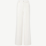 KABE SHOP INC Grayson Pant in cream featuring a relaxed wide-leg silhouette and a clean tailored waistband.