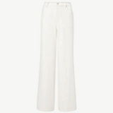 KABE SHOP INC Grayson Pant in cream featuring a relaxed wide-leg silhouette and a clean tailored waistband.