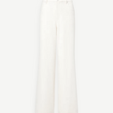 KABE SHOP INC Grayson Pant in cream featuring a relaxed wide-leg silhouette and a clean tailored waistband.