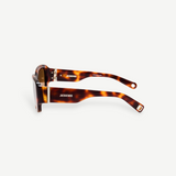 KABE SHOP INC Jacquemus Croisiere sunglasses in tortoiseshell acetate with brown lenses and side logo detail
