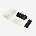 KABE SHOP INC Vivian sunglasses set including a black protective case, branded box, cleaning cloth, and documentation.